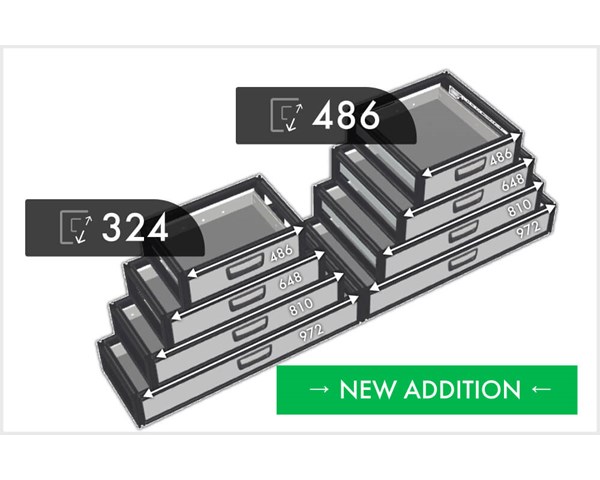 News: Single drawer, double the utility – now in the standard range!
